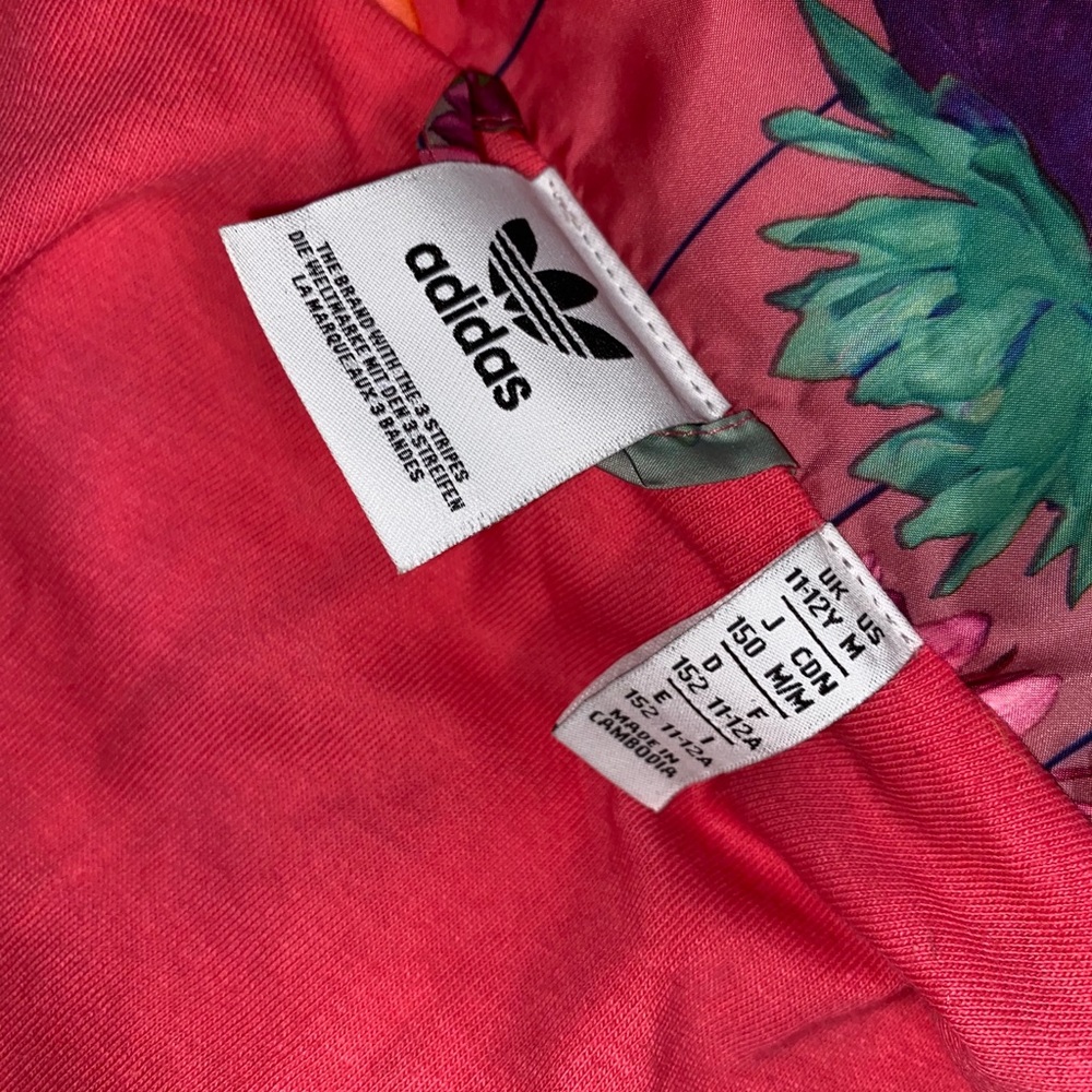 Flower Adidas Bomber Jacket - Picture 6 of 6